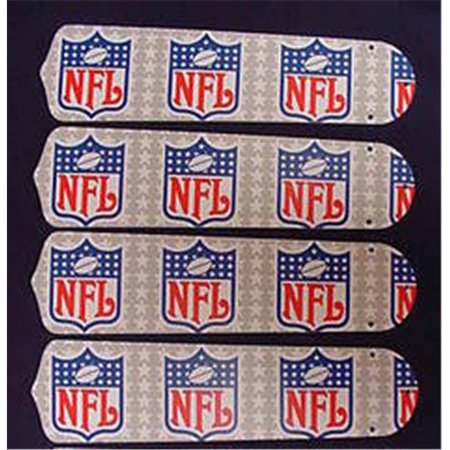 CEILING FAN DESIGNERS Ceiling Fan Designers 52SET-NFL-NFL1 NFL National Football League 52 In. Ceiling Fan Blades OnlY 52SET-NFL-NFL1
